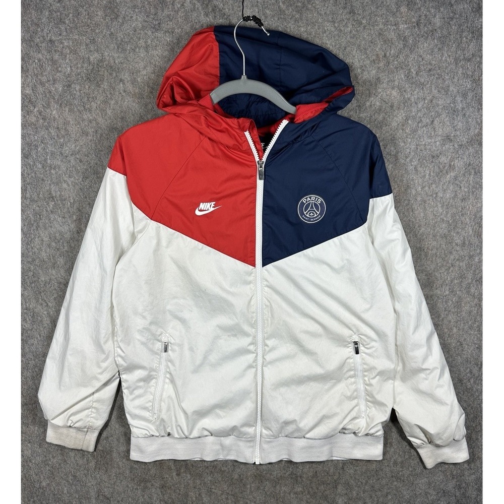 Nike PSG Windrunner Jacket Youth XL Paris Saint-Germain 2019/20 Red White Navy